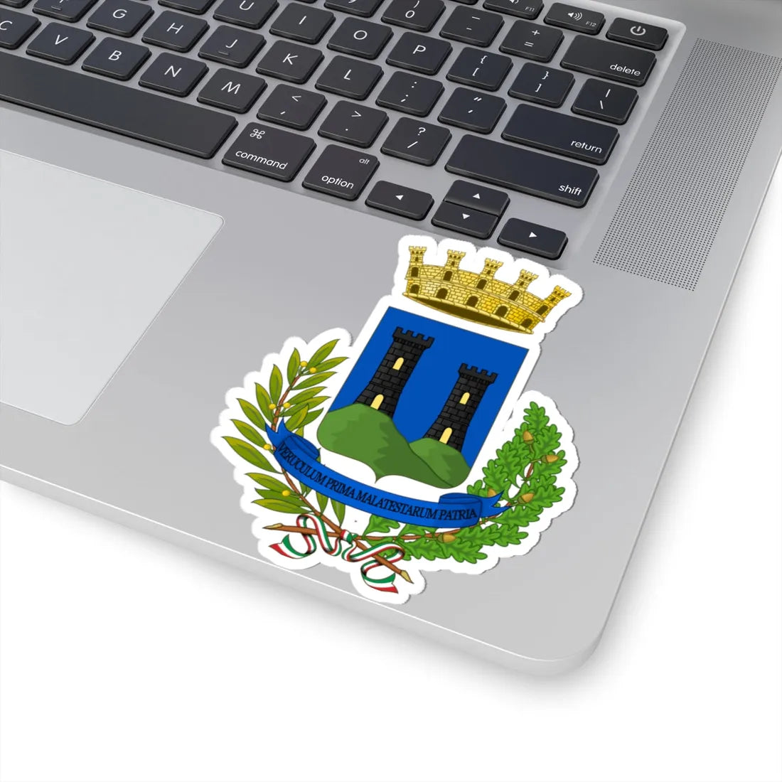 Verucchio-Stemma (Italy) (Coat of Arms) STICKER Vinyl Kiss-Cut Decal - The Sticker Space