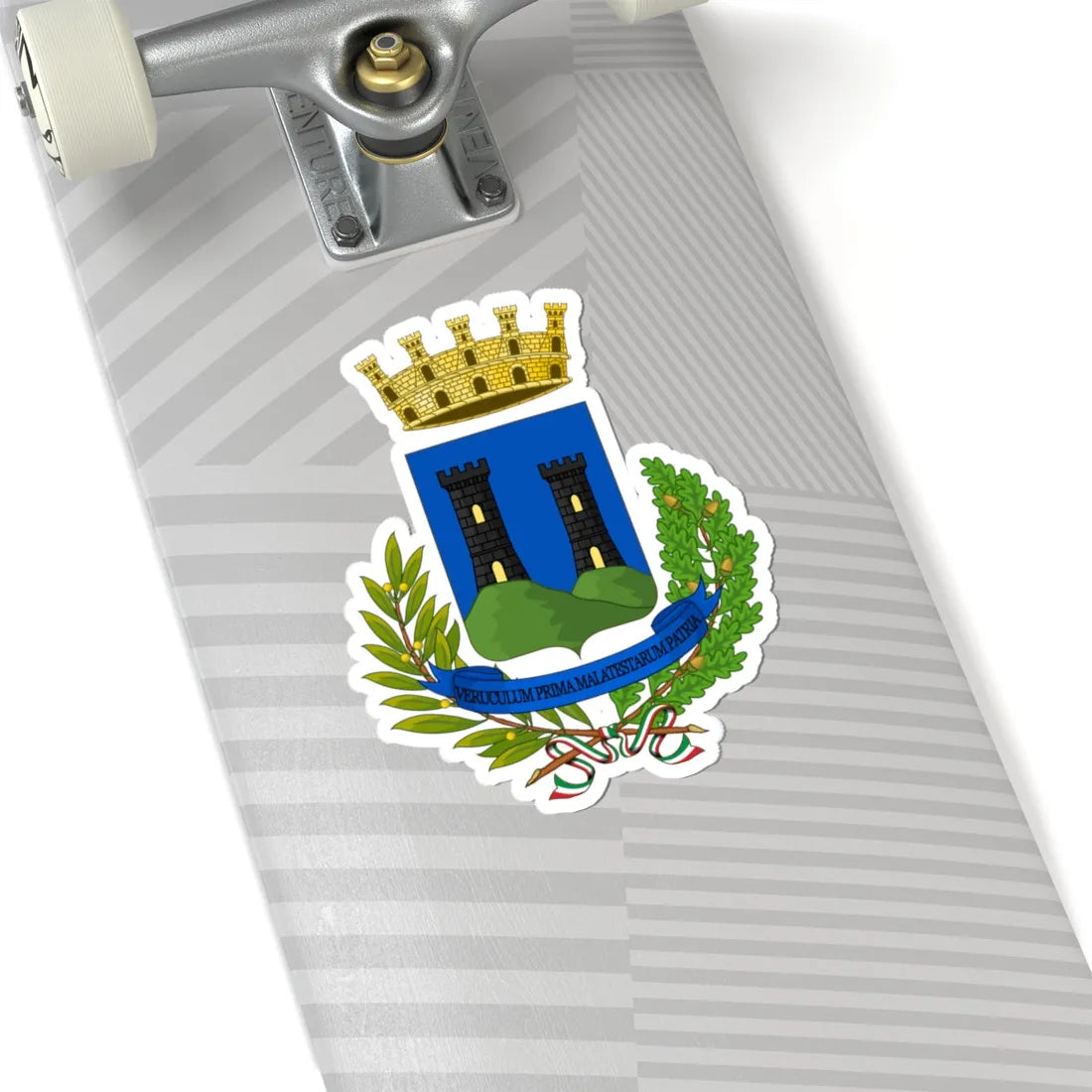 Verucchio-Stemma (Italy) (Coat of Arms) STICKER Vinyl Kiss-Cut Decal - The Sticker Space