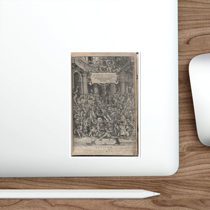 VESALIUS, Andreas - Title page (Artwork) STICKER Vinyl Die-Cut Decal-The Sticker Space