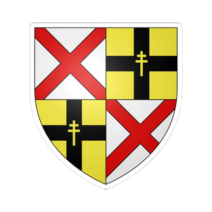 Vesey-FitzGerald arms (Ireland) (Coat of Arms) STICKER Vinyl Kiss-Cut Decal 4 Inch White - The Sticker Space