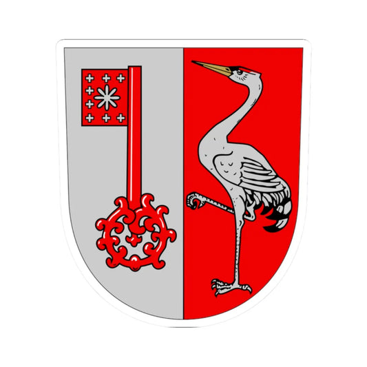 Vesilahti.vaakuna (Finland) (Coat of Arms) STICKER Vinyl Kiss-Cut Decal 2 Inch White - The Sticker Space