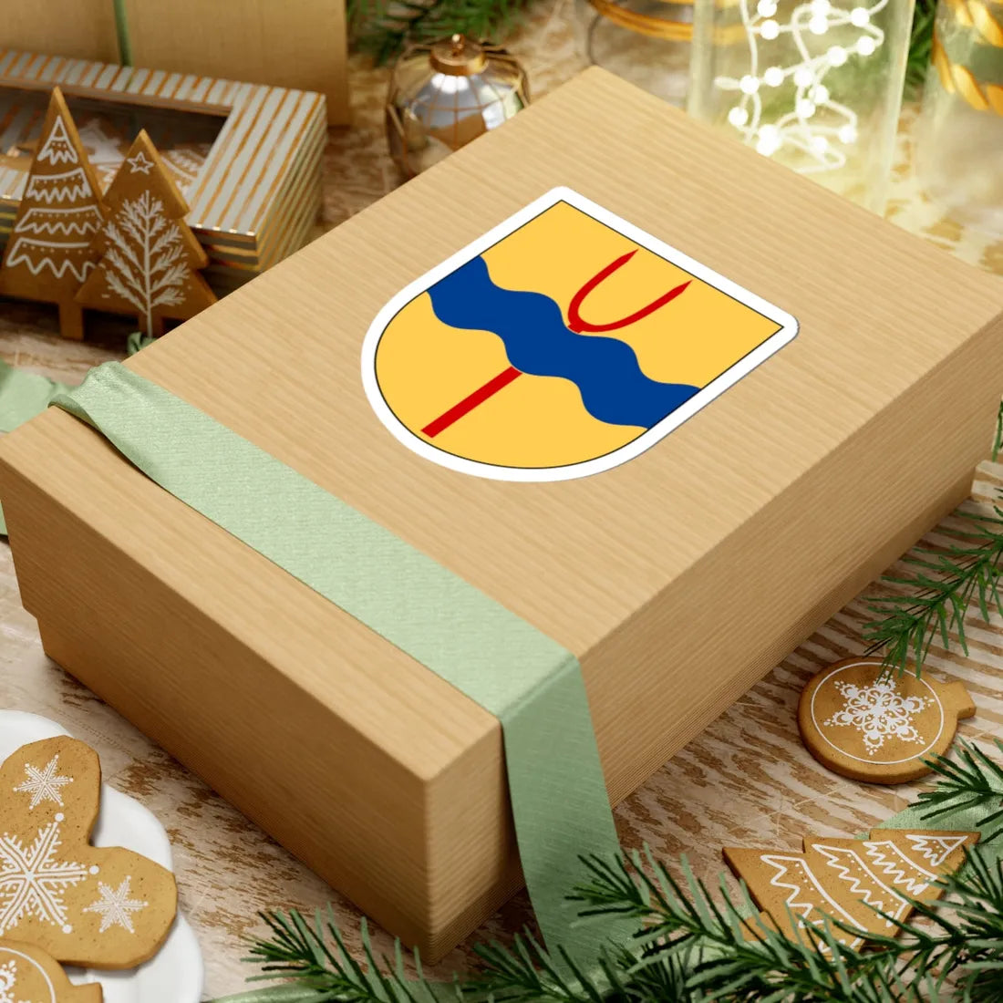 Veta församling vapen (Sweden) (Coat of Arms) STICKER Vinyl Kiss-Cut Decal - The Sticker Space