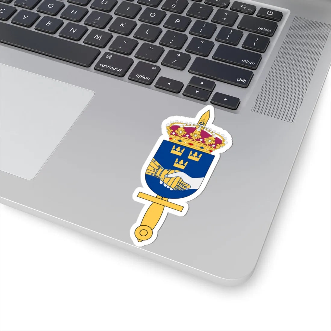 Veteranenheten vapen (Sweden) (Coat of Arms) STICKER Vinyl Kiss-Cut Decal - The Sticker Space