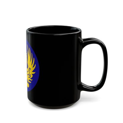 Veterans Administration Military Personnel (U.S. Army) Black Coffee Mug-The Sticker Space