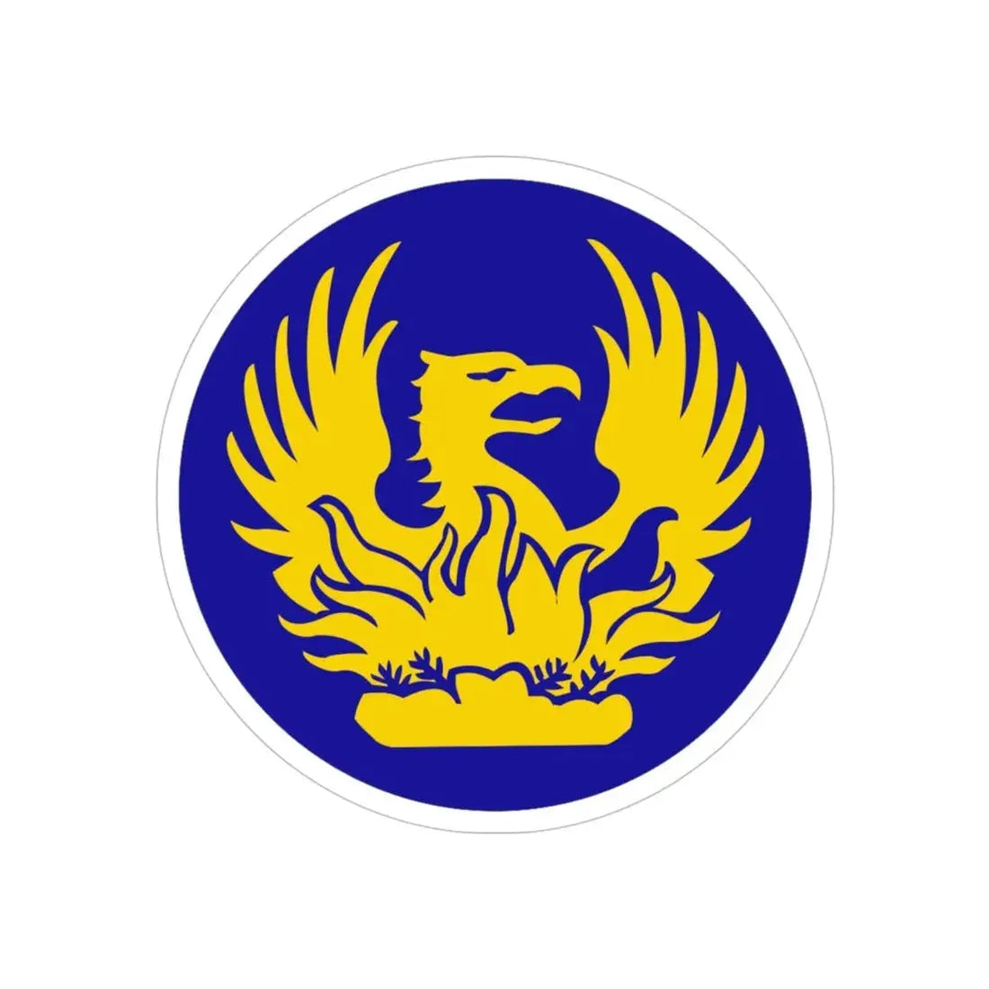 Veterans Administration Military Personnel (U.S. Army) REVERSE PRINT Transparent Die-Cut STICKER 4 Inch Die-Cut Transparent - The Sticker Space