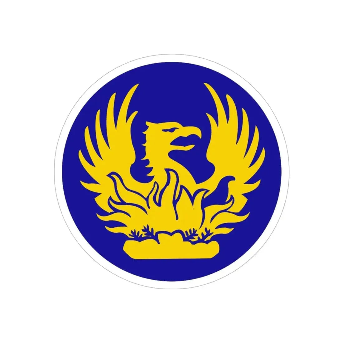 Veterans Administration Military Personnel (U.S. Army) REVERSE PRINT Transparent Die-Cut STICKER 5 Inch Die-Cut Transparent - The Sticker Space