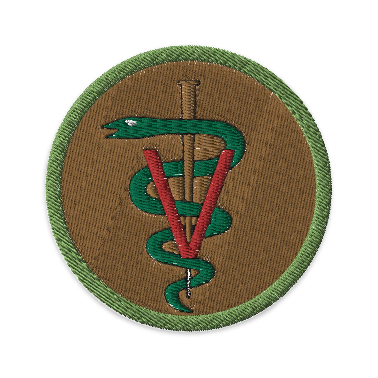 Veterinary Medicine (Boy Scouts Merit Badge) Embroidered Patch-The Sticker Space