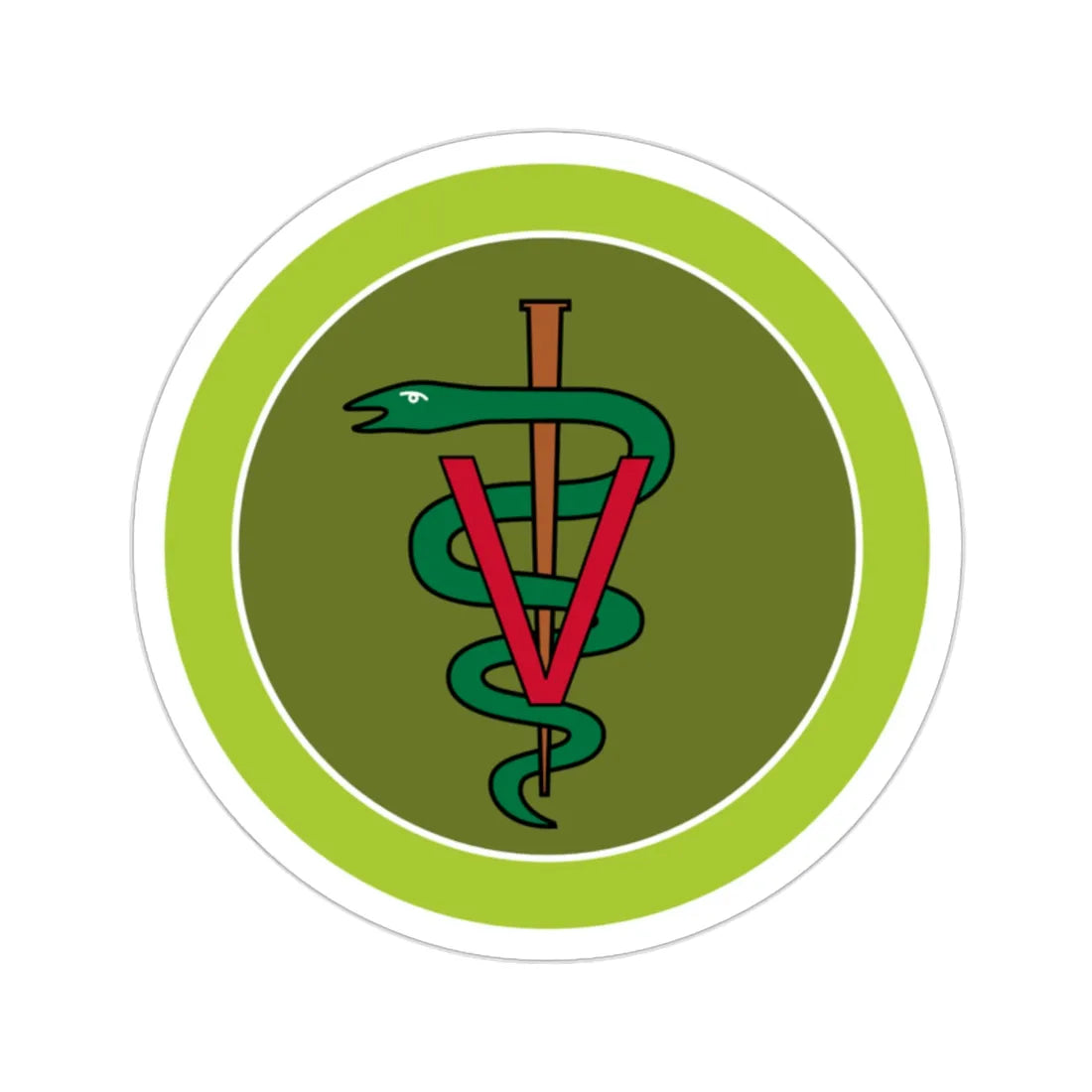 Veterinary Medicine (Boy Scouts Merit Badge) STICKER Vinyl Die-Cut Decal 2 Inch - The Sticker Space