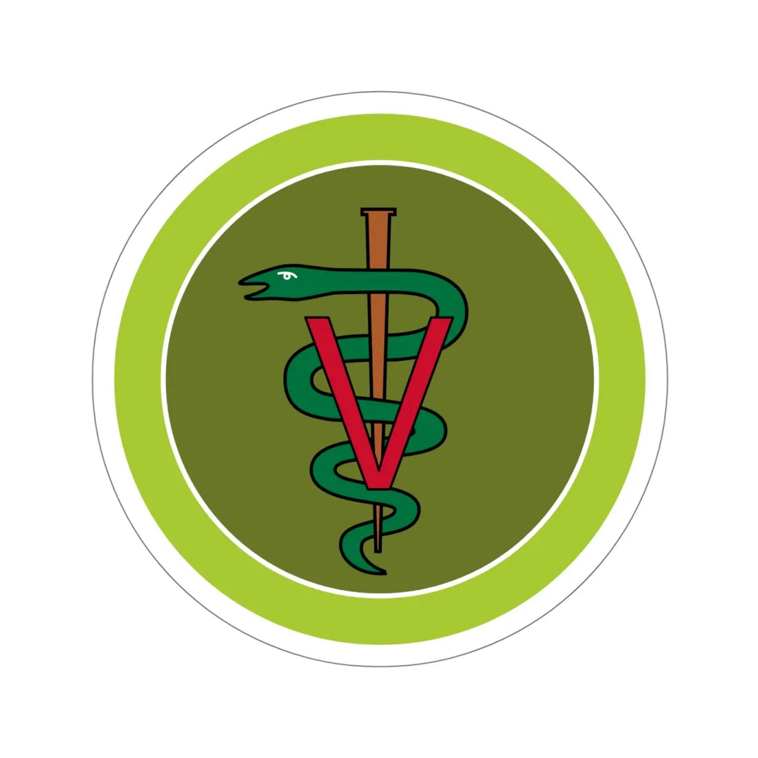 Veterinary Medicine (Boy Scouts Merit Badge) STICKER Vinyl Die-Cut Decal 5 Inch - The Sticker Space
