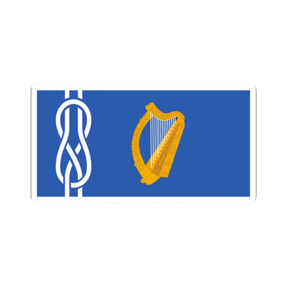Vexillology Ireland Flag (Ireland) STICKER Vinyl Kiss-Cut Decal 2 Inch White - The Sticker Space