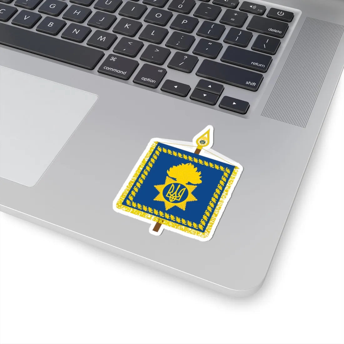 Vexillum of the Head of the National Guard of Ukraine (Ukraine) STICKER Vinyl Kiss-Cut Decal - The Sticker Space