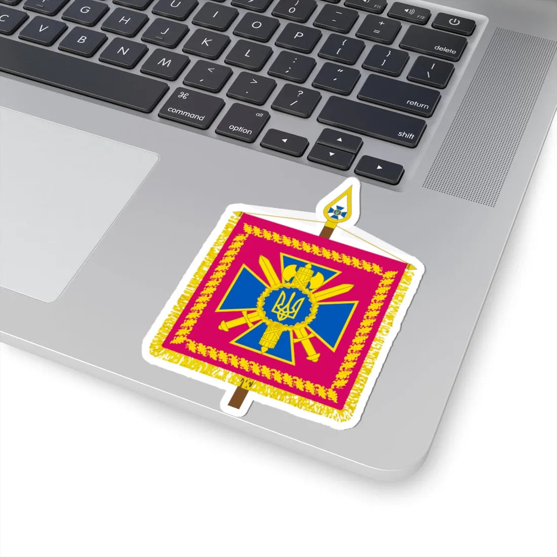 Vexillum of the Head of the Security Service of Ukraine (Ukraine) STICKER Vinyl Kiss-Cut Decal - The Sticker Space