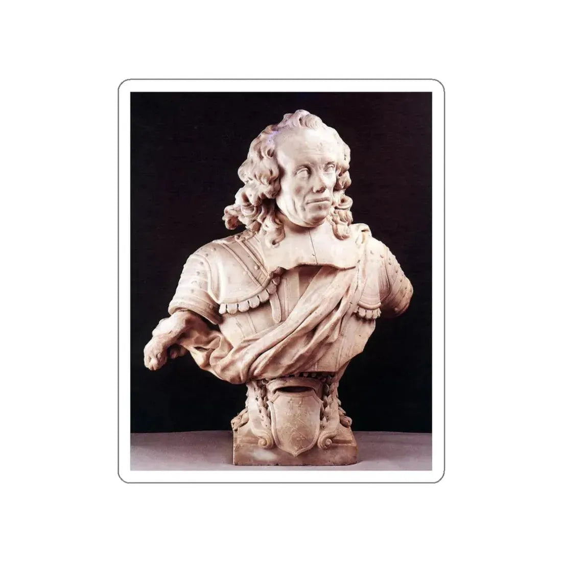 VEYRIER, Christophe - Admiral Jean Gabaret (Artwork) STICKER Vinyl Die-Cut Decal White Die-Cut 3 Inch - The Sticker Space