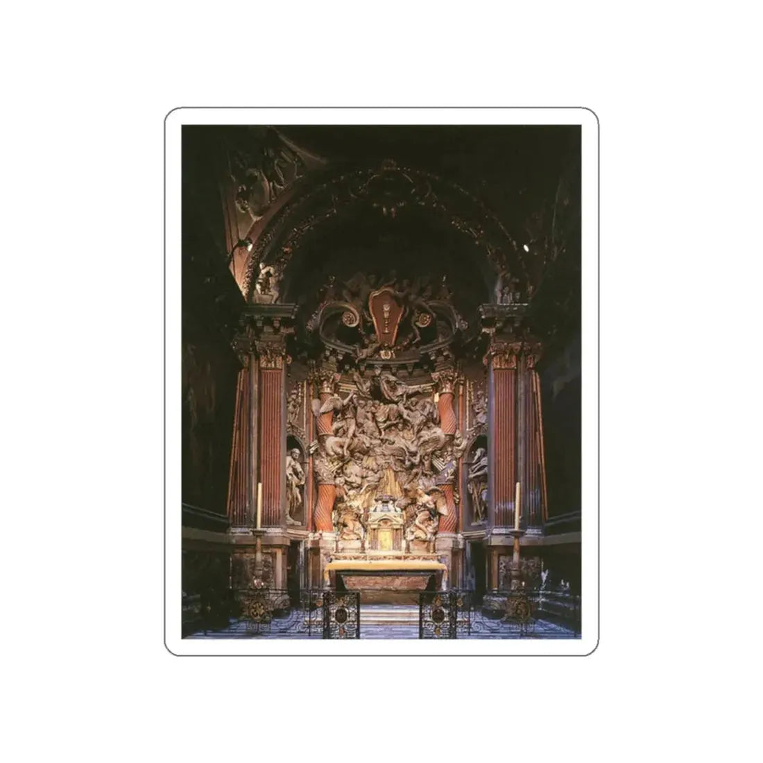 VEYRIER, Christophe - Retable (Artwork) STICKER Vinyl Die-Cut Decal White Die-Cut 2 Inch - The Sticker Space