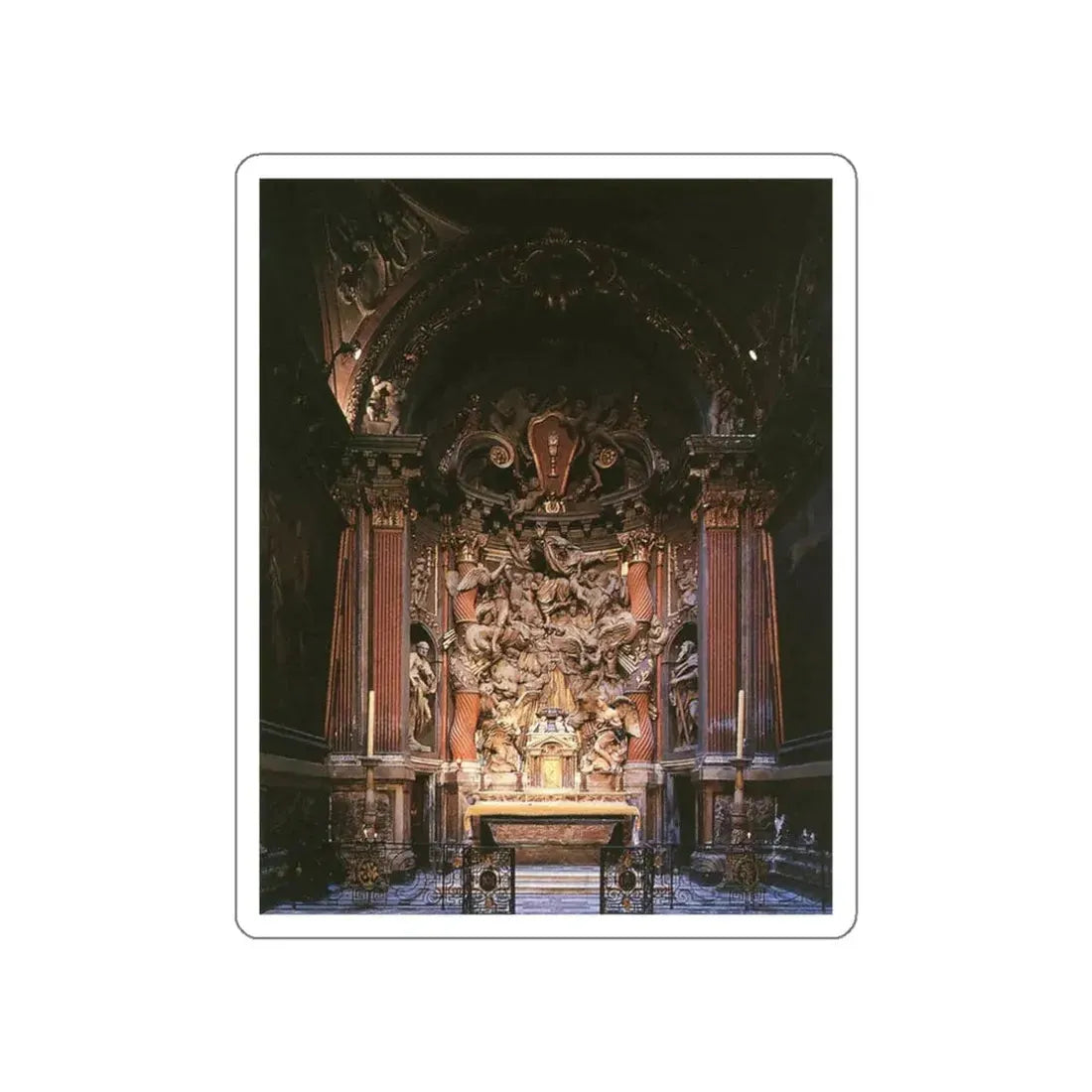 VEYRIER, Christophe - Retable (Artwork) STICKER Vinyl Die-Cut Decal White Die-Cut 3 Inch - The Sticker Space