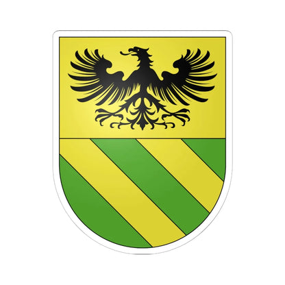 Veyrier-coat of arms (Switzerland) (Coat of Arms) STICKER Vinyl Kiss-Cut Decal 6 Inch White - The Sticker Space