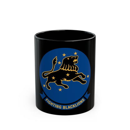 VF 213 Fighting Blacklions (U.S. Navy) Black Coffee Mug-11oz-The Sticker Space