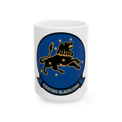 VF 213 Fighting Blacklions (U.S. Navy) White Coffee Mug-15oz-The Sticker Space