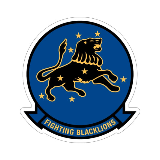 VF 213 Fighting Blacklions (U.S. Navy) STICKER Vinyl Die-Cut Decal 6 Inch - The Sticker Space