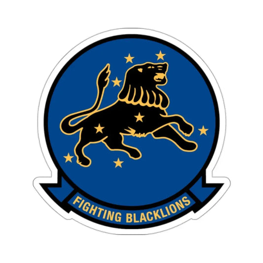 VF 213 Fighting Blacklions (U.S. Navy) STICKER Vinyl Kiss-Cut Decal 2 Inch White - The Sticker Space