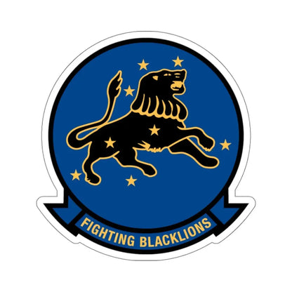 VF 213 Fighting Blacklions (U.S. Navy) STICKER Vinyl Kiss-Cut Decal 4 Inch White - The Sticker Space