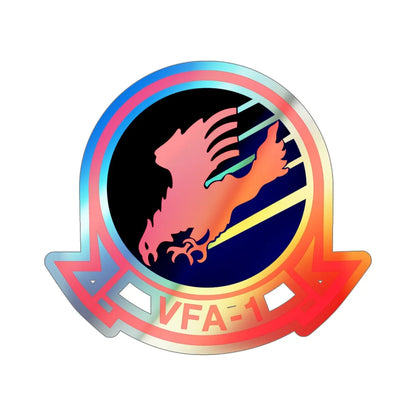 VFA 1 Maverick Goose (U.S. Navy) Holographic STICKER Die-Cut Vinyl Decal 6 Inch Holographic - The Sticker Space