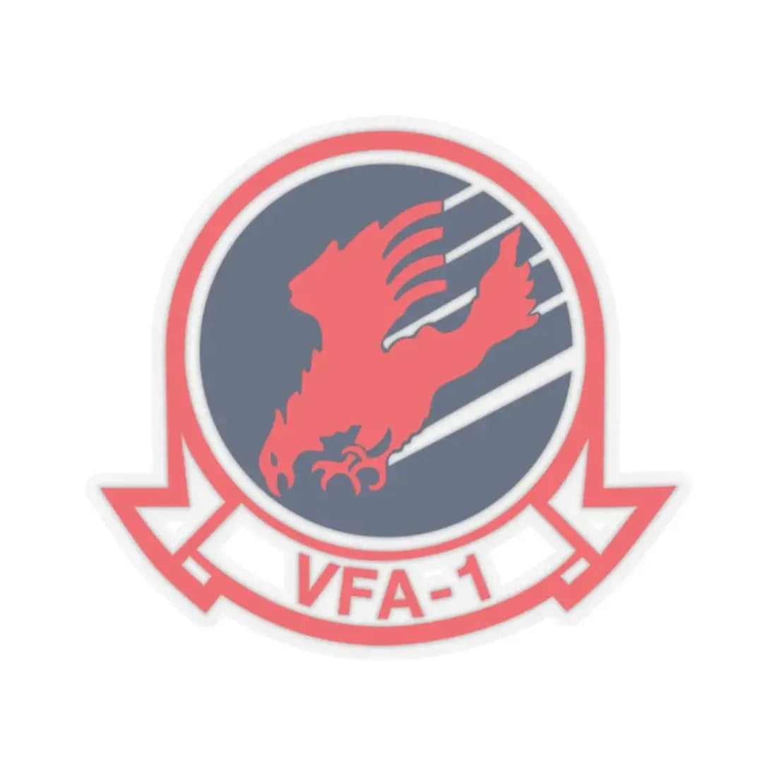 VFA 1 Maverick Goose (U.S. Navy) STICKER Vinyl Kiss-Cut Decal 2 Inch Transparent - The Sticker Space