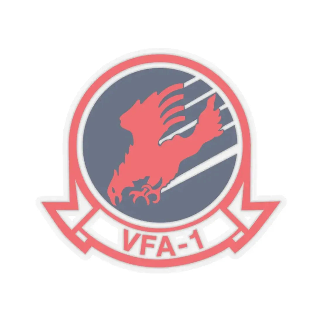 VFA 1 Maverick Goose (U.S. Navy) STICKER Vinyl Kiss-Cut Decal 6 Inch Transparent - The Sticker Space