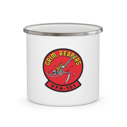 VFA 101 Grim Reapers (U.S. Navy) Enamel Mug 12oz-12oz-The Sticker Space