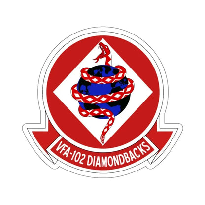 VFA 102 Strike Fighter Squadron 102 (U.S. Navy) STICKER Vinyl Kiss-Cut Decal 6 Inch White - The Sticker Space