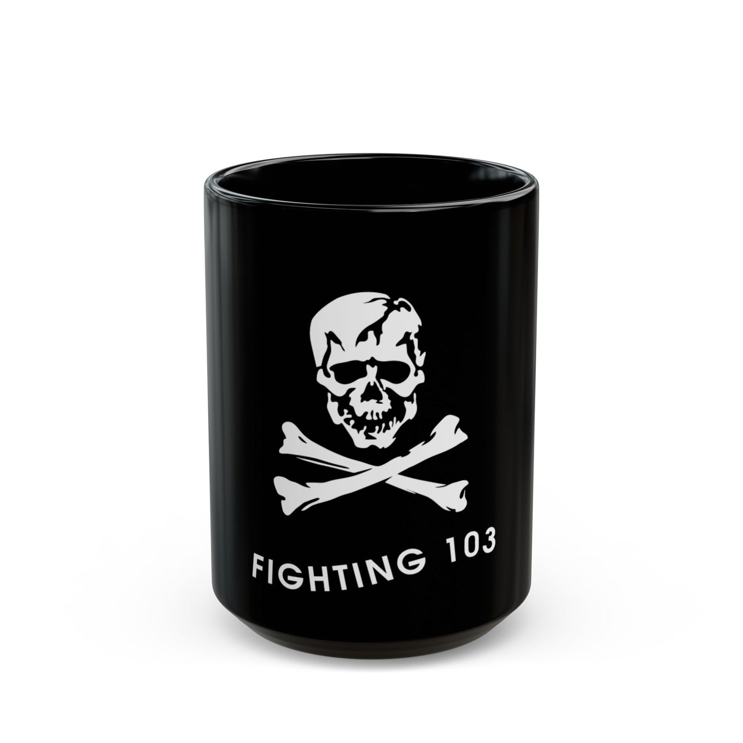 VFA 103 Jolly Rogers (U.S. Navy) Black Coffee Mug-15oz-The Sticker Space