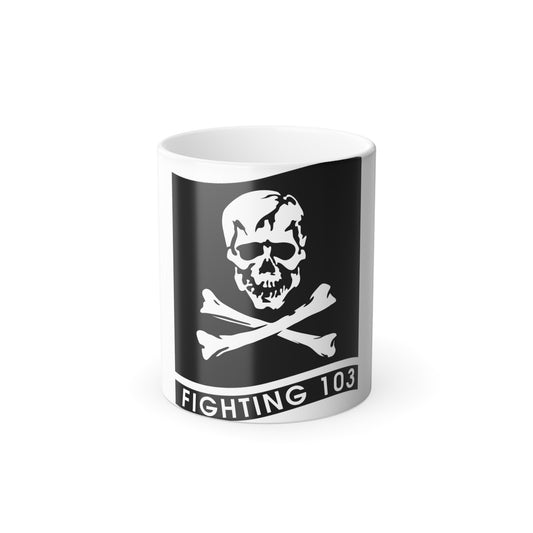 VFA 103 Jolly Rogers (U.S. Navy) Color Changing Mug 11oz-11oz-The Sticker Space