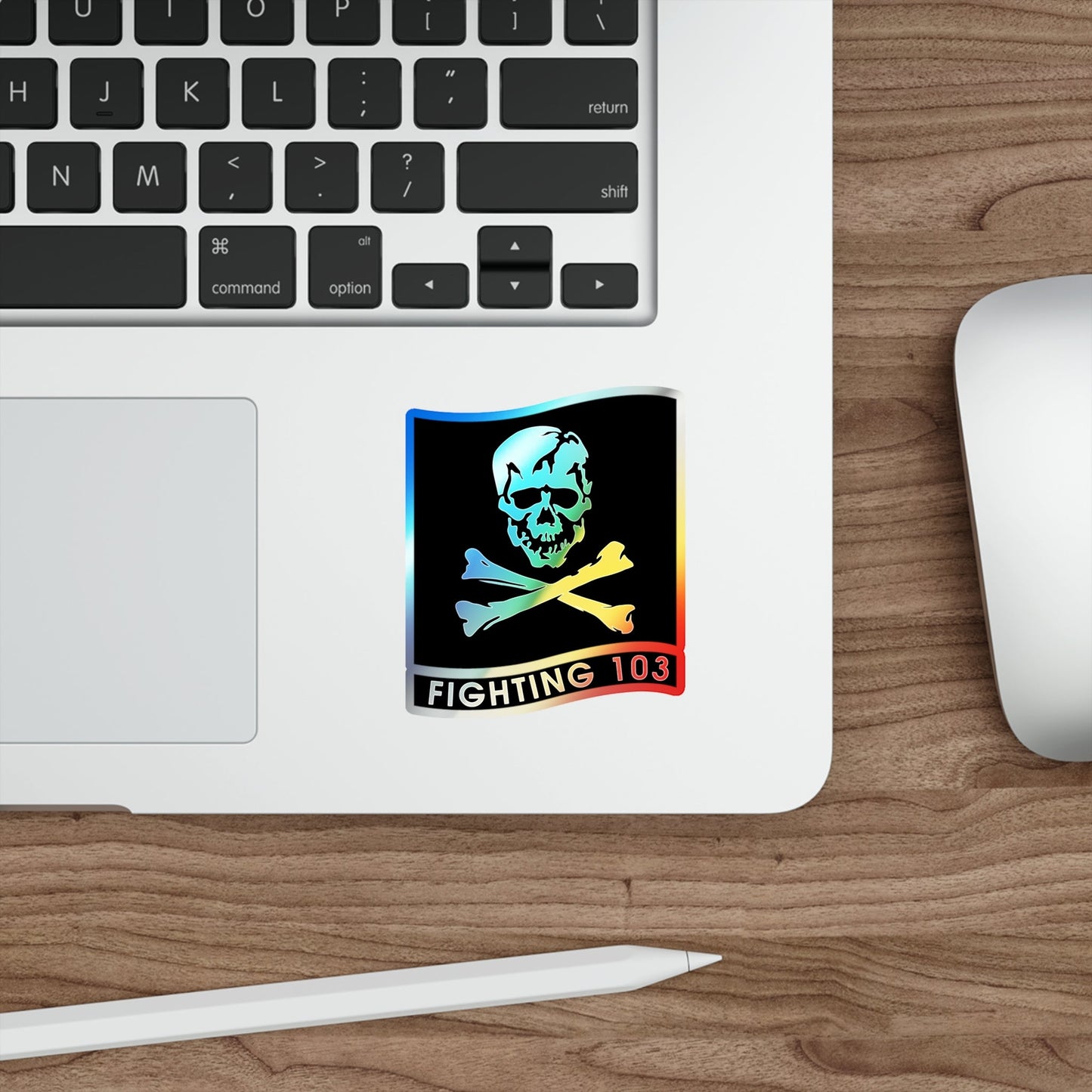 VFA 103 Jolly Rogers (U.S. Navy) Holographic STICKER Die-Cut Vinyl Decal-The Sticker Space