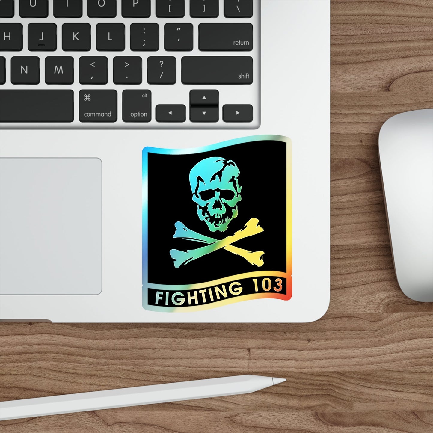 VFA 103 Jolly Rogers (U.S. Navy) Holographic STICKER Die-Cut Vinyl Decal-The Sticker Space