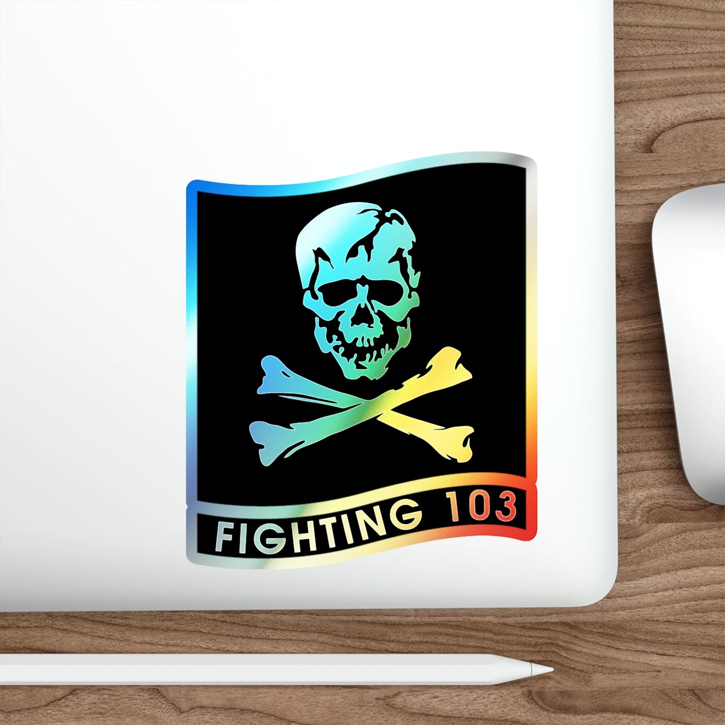 VFA 103 Jolly Rogers (U.S. Navy) Holographic STICKER Die-Cut Vinyl Decal-The Sticker Space
