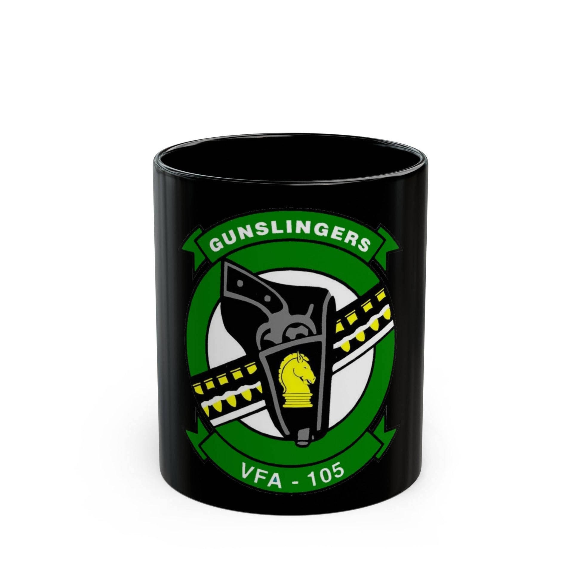 VFA 105 (U.S. Navy) Black Coffee Mug-11oz-The Sticker Space