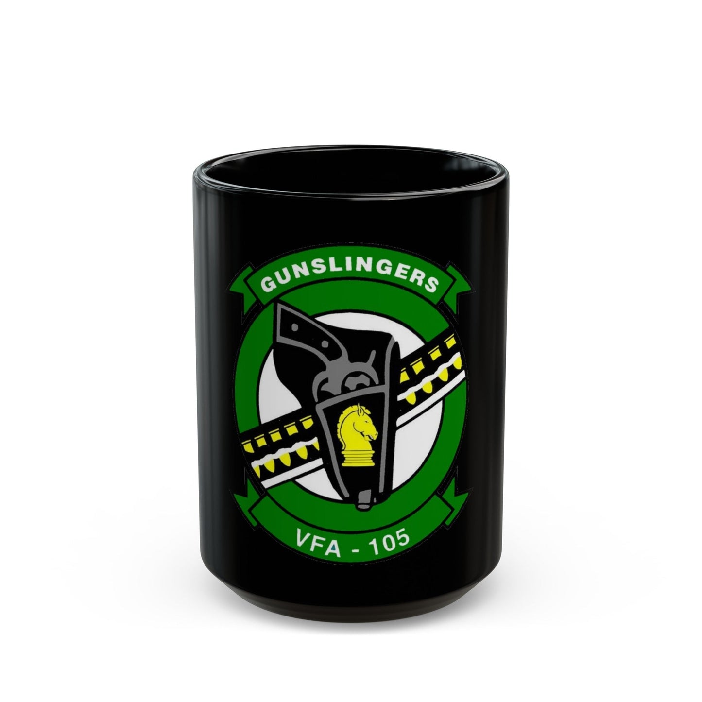 VFA 105 (U.S. Navy) Black Coffee Mug-15oz-The Sticker Space