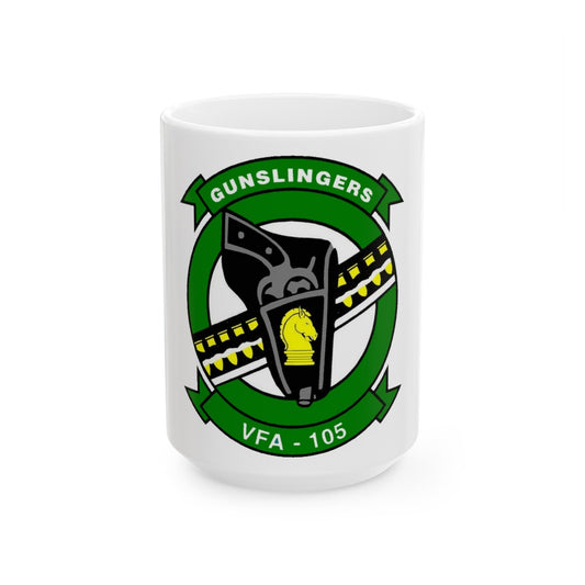 VFA 105 (U.S. Navy) White Coffee Mug-15oz-The Sticker Space