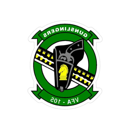 VFA 105 (U.S. Navy) REVERSE PRINT Transparent Die-Cut STICKER 2 Inch Die-Cut Transparent - The Sticker Space
