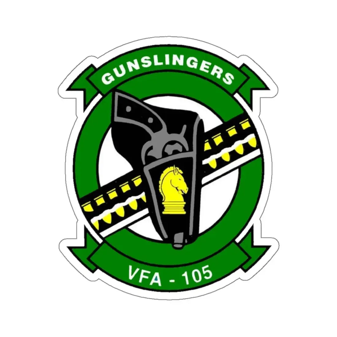 VFA 105 (U.S. Navy) STICKER Vinyl Kiss-Cut Decal 6 Inch White - The Sticker Space