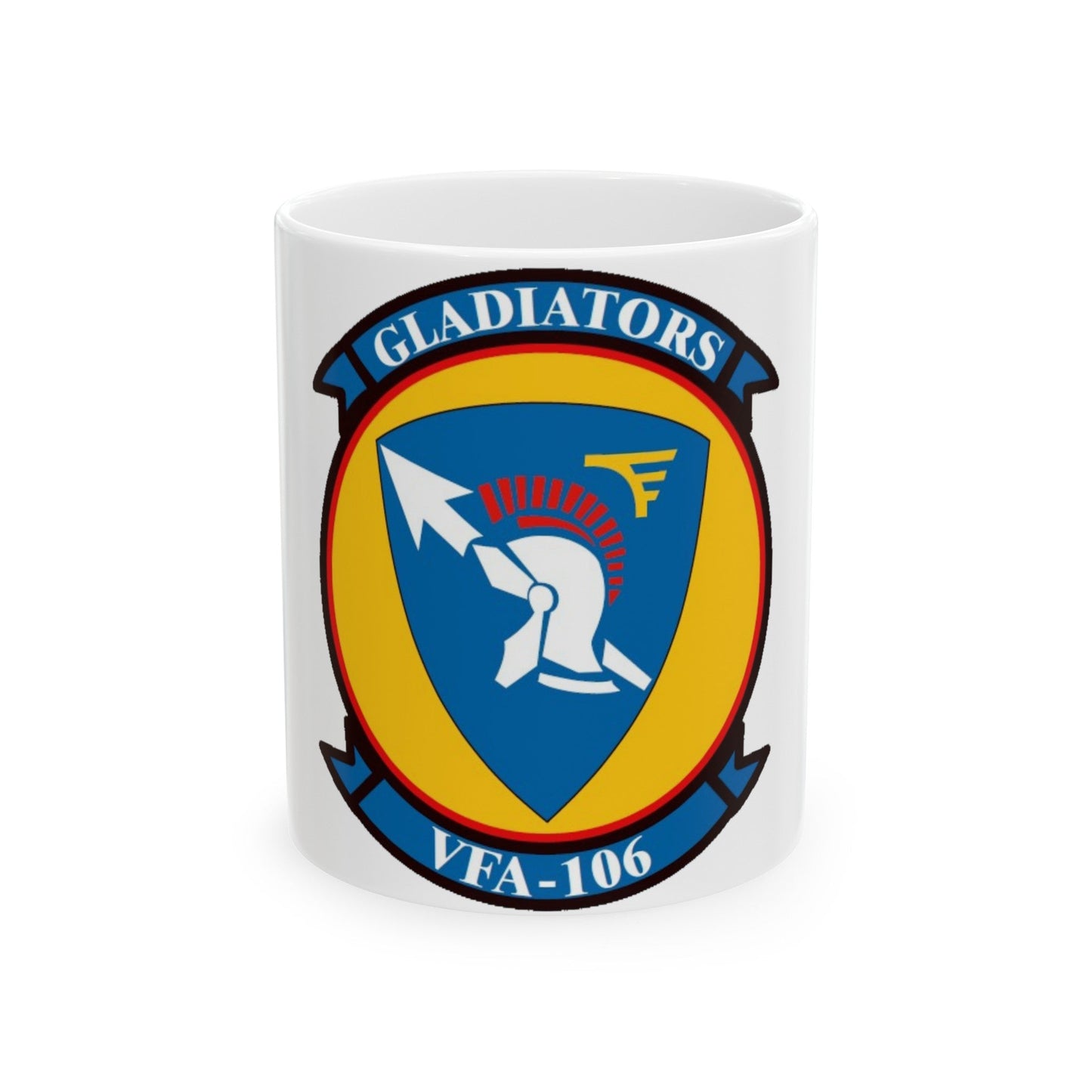 VFA 106 Strike Fighter Squadron 106 (U.S. Navy) White Coffee Mug-11oz-The Sticker Space