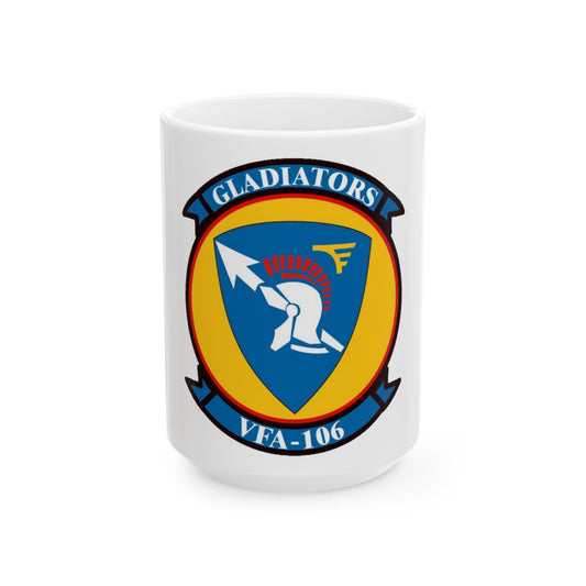 VFA 106 Strike Fighter Squadron 106 (U.S. Navy) White Coffee Mug-15oz-The Sticker Space