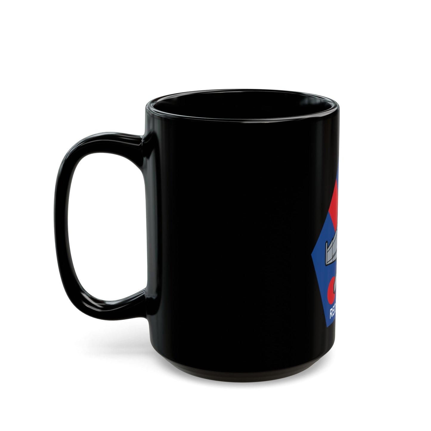 VFA 11 Red Rippers (U.S. Navy) Black Coffee Mug-The Sticker Space