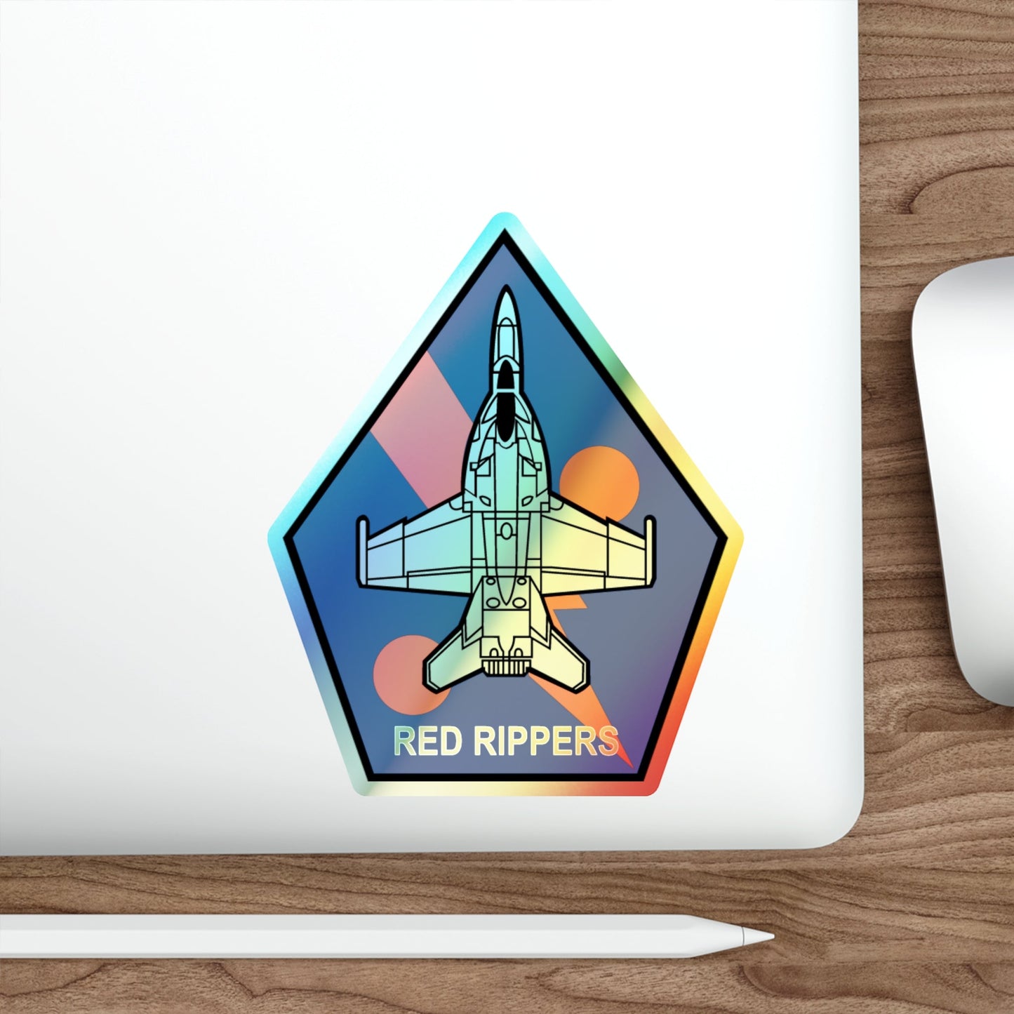 VFA 11 Red Rippers (U.S. Navy) Holographic STICKER Die-Cut Vinyl Decal-The Sticker Space