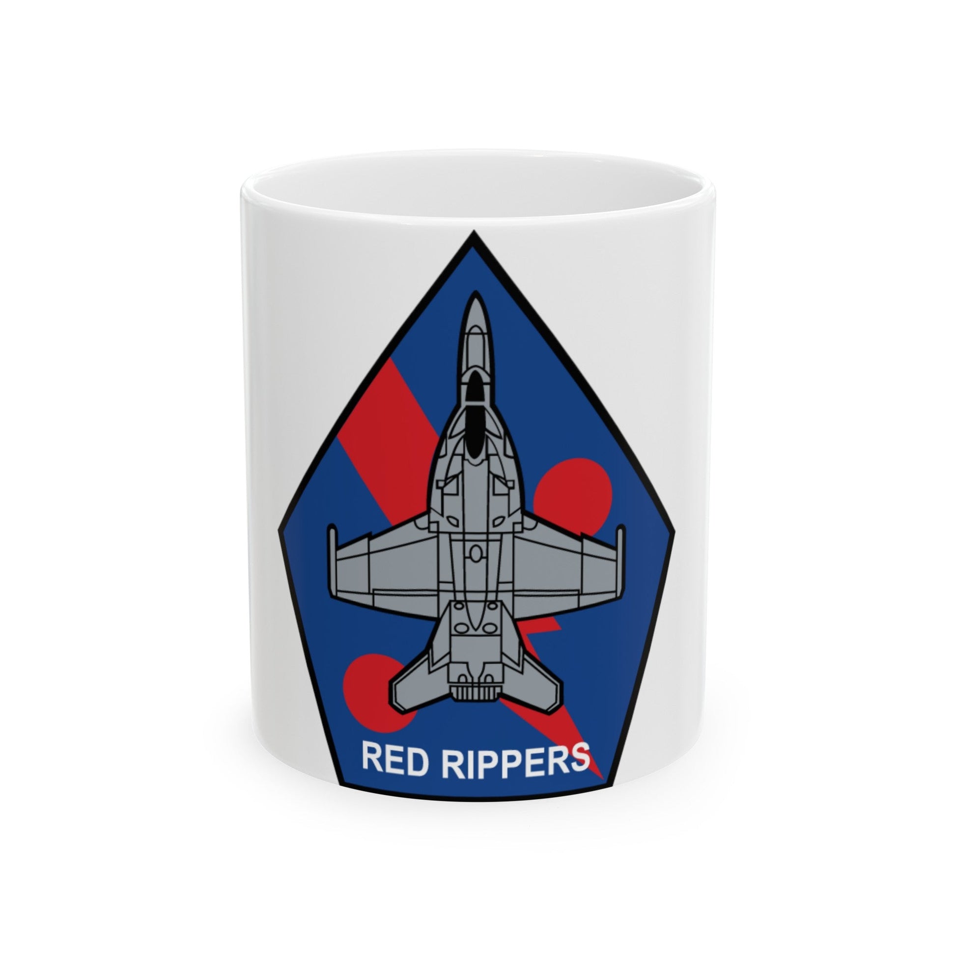 VFA 11 Red Rippers (U.S. Navy) White Coffee Mug-11oz-The Sticker Space