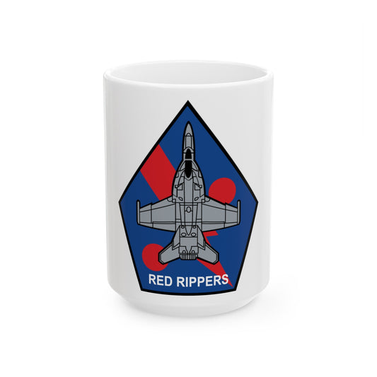 VFA 11 Red Rippers (U.S. Navy) White Coffee Mug-15oz-The Sticker Space