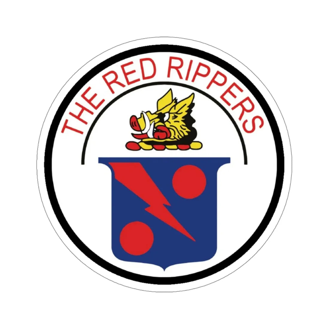 VFA 11 Red Rippers v2 (U.S. Navy) STICKER Vinyl Die-Cut Decal 4 Inch - The Sticker Space