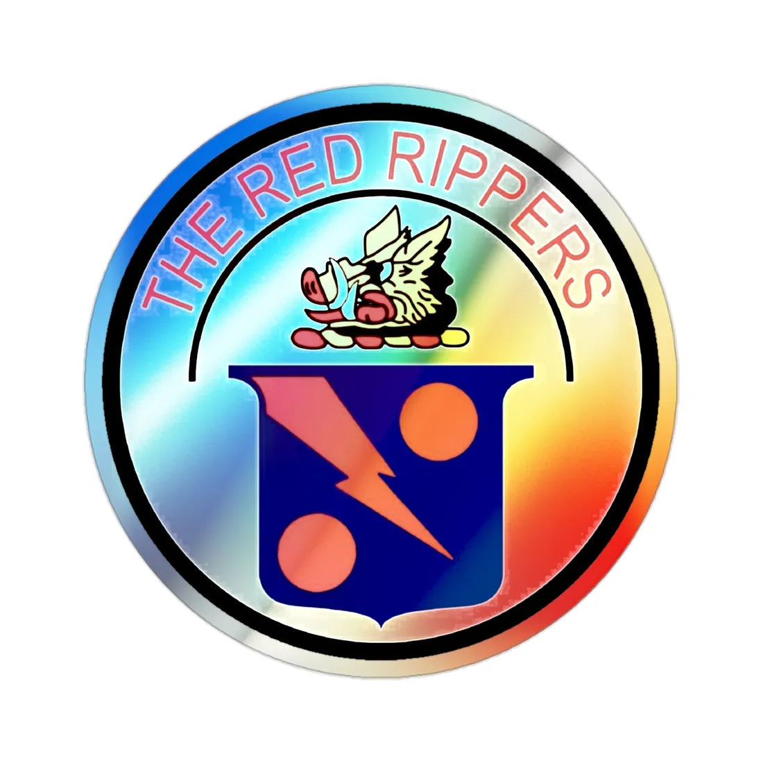 VFA 11 Strike Fighter Squadron 11 (U.S. Navy) Holographic STICKER Die-Cut Vinyl Decal 2 Inch Holographic - The Sticker Space