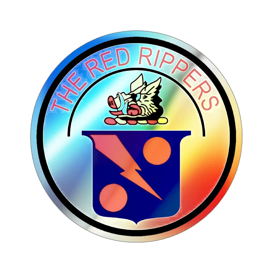 VFA 11 Strike Fighter Squadron 11 (U.S. Navy) Holographic STICKER Die-Cut Vinyl Decal 6 Inch Holographic - The Sticker Space