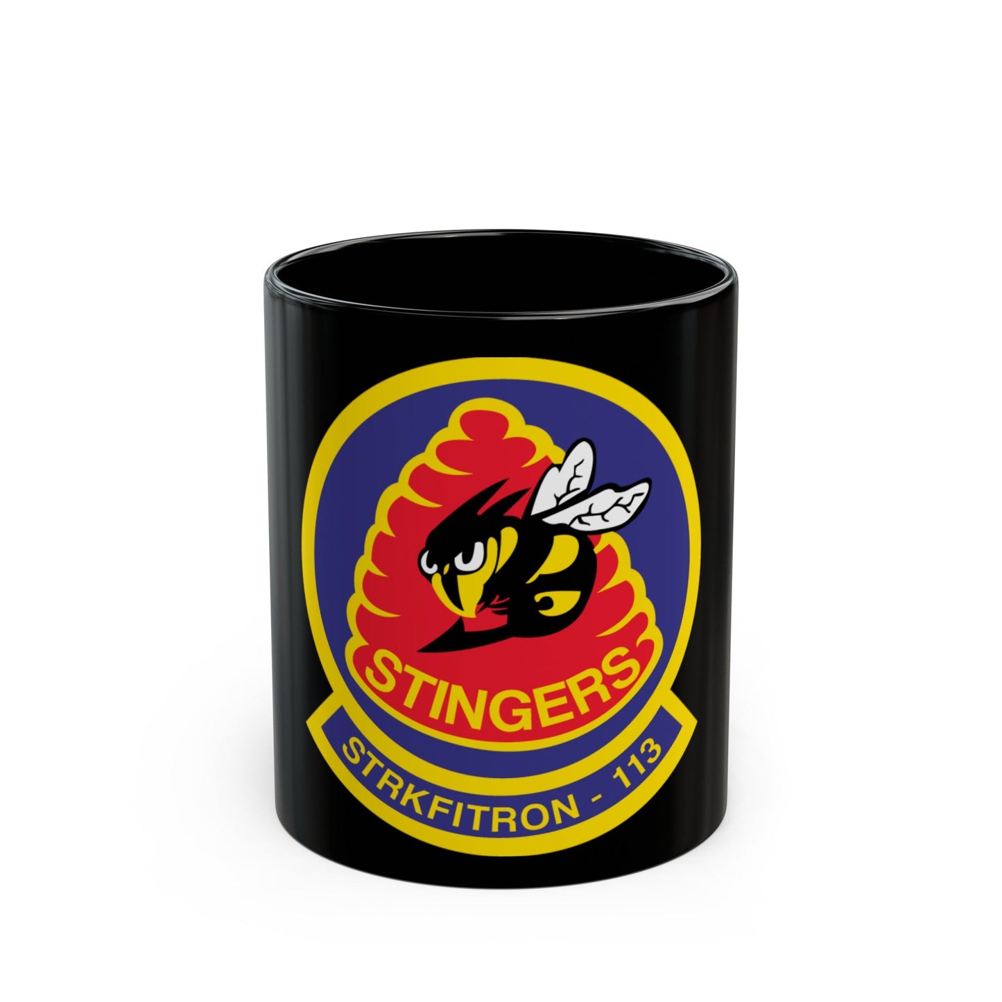 VFA 113 Stingers v2 (U.S. Navy) Black Coffee Mug-11oz-The Sticker Space